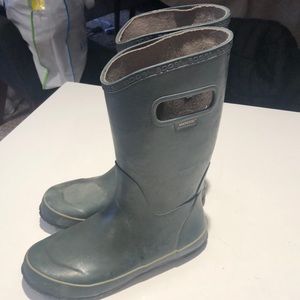 Boys green kids boots
